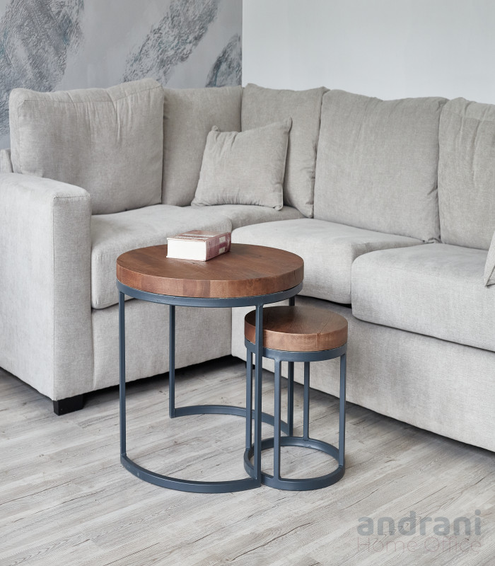Masă de cafea Modern Duo Side Oak