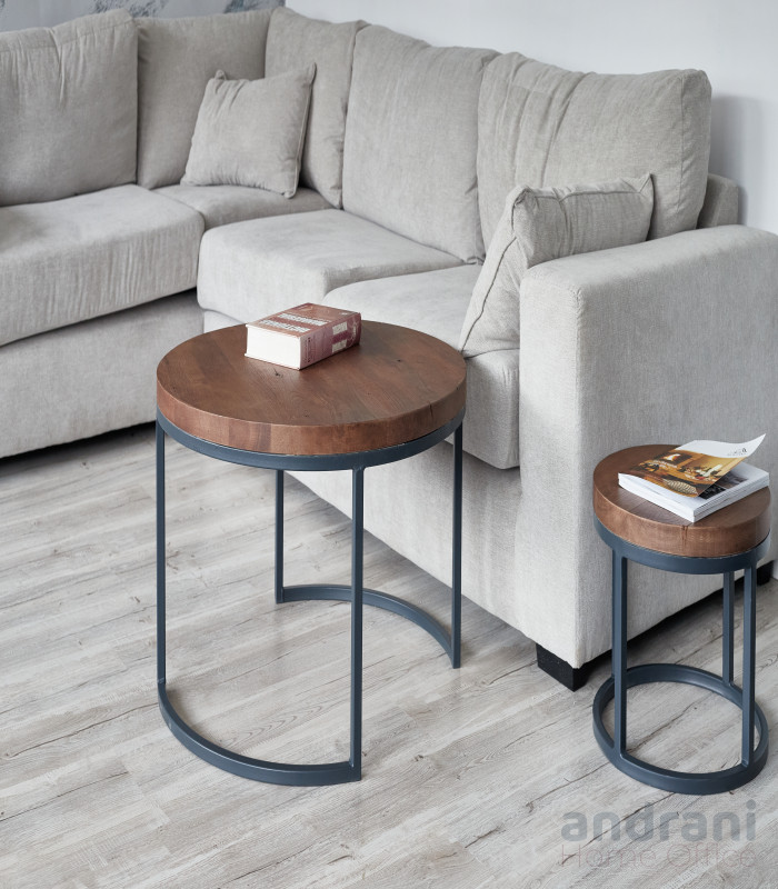 Masă de cafea Modern Duo Side Oak