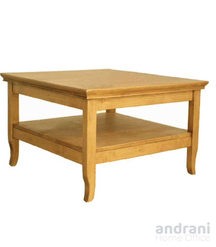 Masă de cafea patratică cu 2 platouri