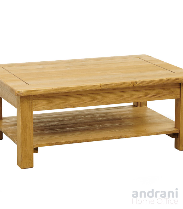 Masă de cafea dreptunghiulară cu 2 platouri