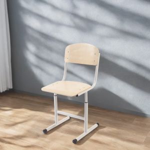 Scaun scolar pe carcasa rotunda reglabil pe inaltime