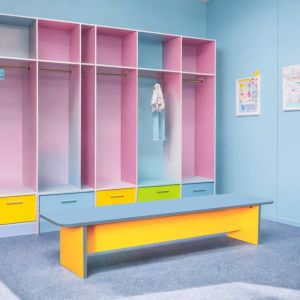 Banchetă „SoftBench” pentru vestiar