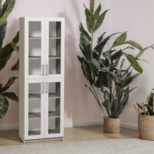 Dulap cu 4 uși de sticlă  