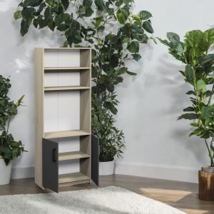 Dulap semi-închis cu rafturi