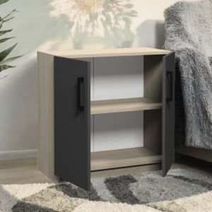 Dulap semi-închis cu rafturi